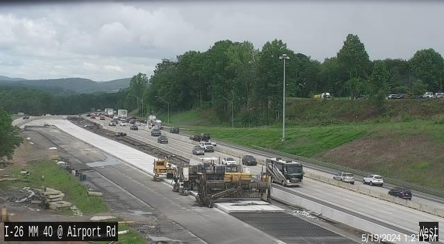 Traffic Cam I-26 @ Airport Rd - Mile Marker 40