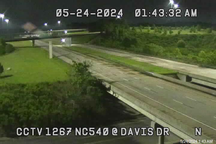 Traffic Cam NC 540 & Davis Dr. - Mile Marker 67