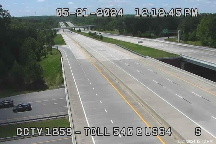 Traffic Cam NC 540 (Toll) & US-64 - Mile Marker 59