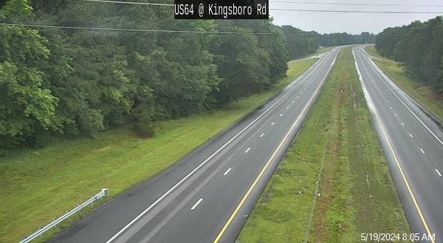 Traffic Cam US 64 @ Kingsboro Rd - Mile Marker 478