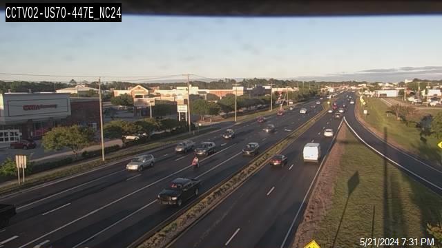 Traffic Cam US 70 (Arendell St) @ NC 24